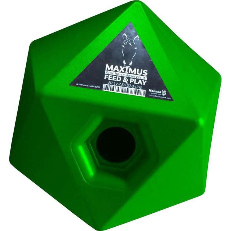 Maximus paardenvoer en traktatie kubus groen