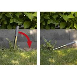 Onkruidsteker met kunststof handvat en beschermdop