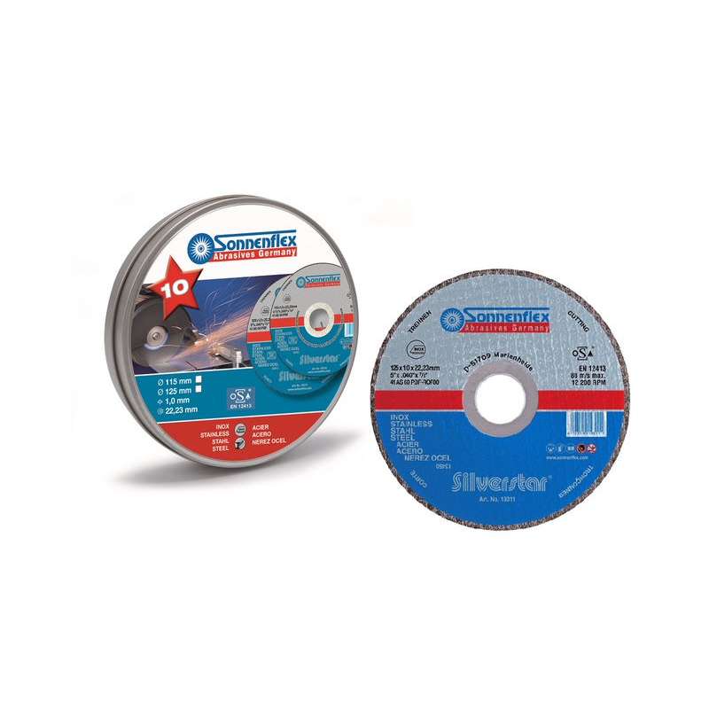 Doorslijpschijf metaal 115 x 1 x 22mm 10 stuks