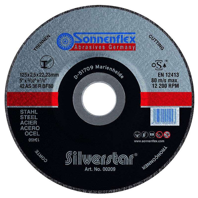 Doorslijpschijf metaal 230 x 3 x 22 mm