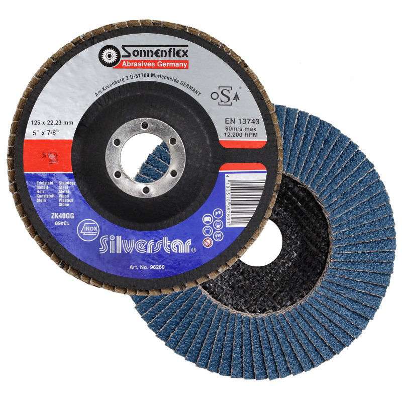 Lamellenschijf 125 mm korrel 80