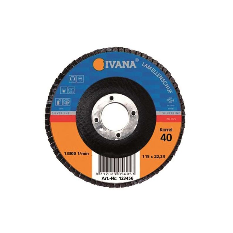Lamellenschijf Ivana 125 mm korrel 80