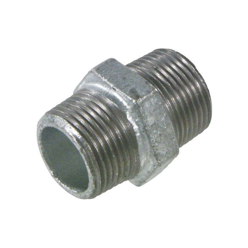 Dubbele nippel type 280 buitendraad 3/4"