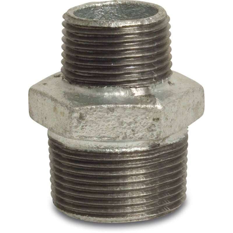 Verloopnippel type 245 buitendraad 1" x 3/4"