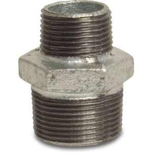 Verloopnippel type 245 buitendraad 3/4" x 1/2"