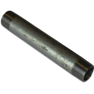 Pijpnippel nr. 23 15cm buitendraad 1 1/4"