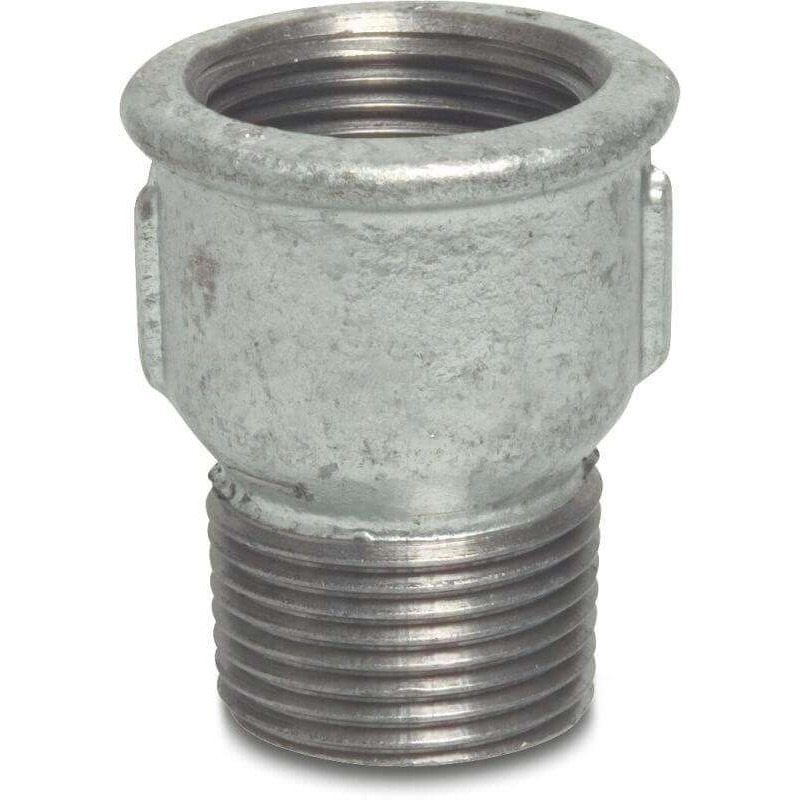 Soknippel nr. 529A binnendraad x buitendraad 1/2"