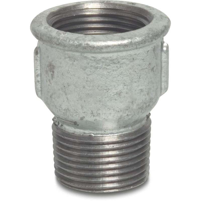 Soknippel nr. 529A binnendraad x buitendraad 3/4"