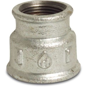 Verloopsok nr. 240 3/4" binnendraad x 1/2" binnendraad