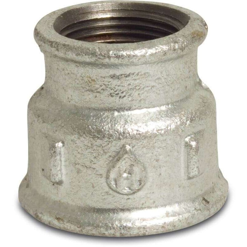 Verloopsok nr. 240 3/4" binnendraad x 1/2" binnendraad