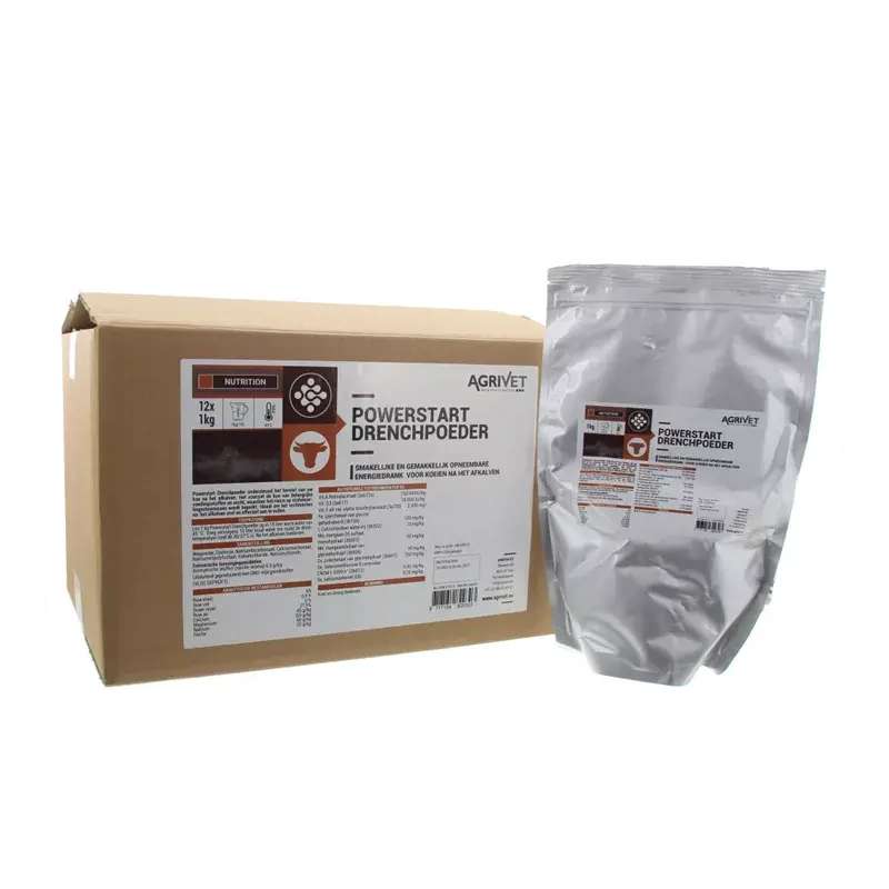 Agrivet Powerstart drenchpoeder 12 x 1 kg