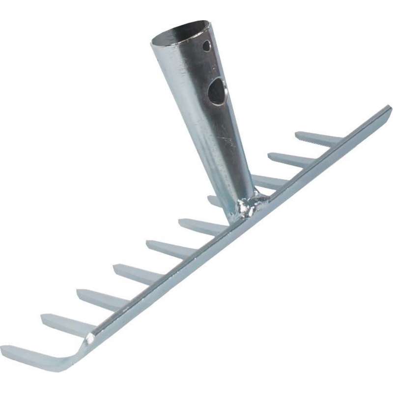 Tuinhark 10 tanden verzinkt 25 cm los