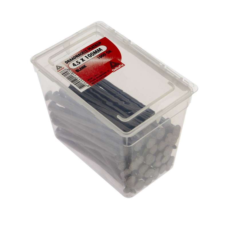 Draadnagel platkop blank 4.5 x 100mm 1000gr