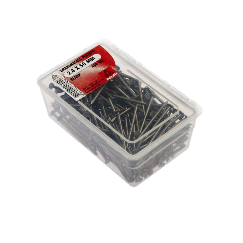 Draadnagel platkop blank 2.4 x 50mm 450gr