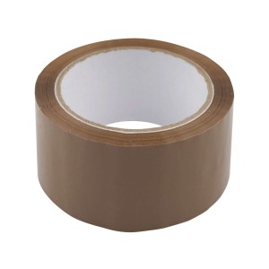 Verpakkingstape bruin 25 mm 66 meter