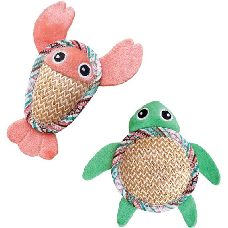 Kattenspeeltje KONG Tropics Pals 2-pack