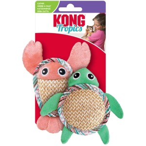 Kattenspeeltje KONG Tropics Pals 2-pack