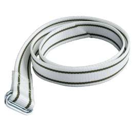 Koehalsriem nylon wit/zwart...