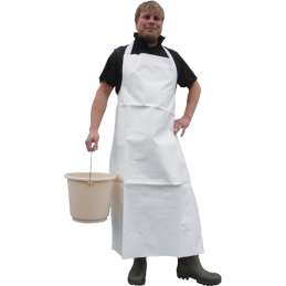 Melkschort Professioneel wit 100 x 125 cm