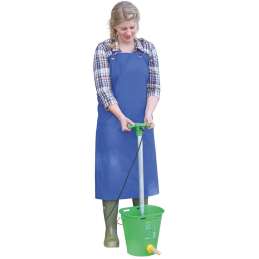 Melkschort PU Blauw 100 x 125 cm