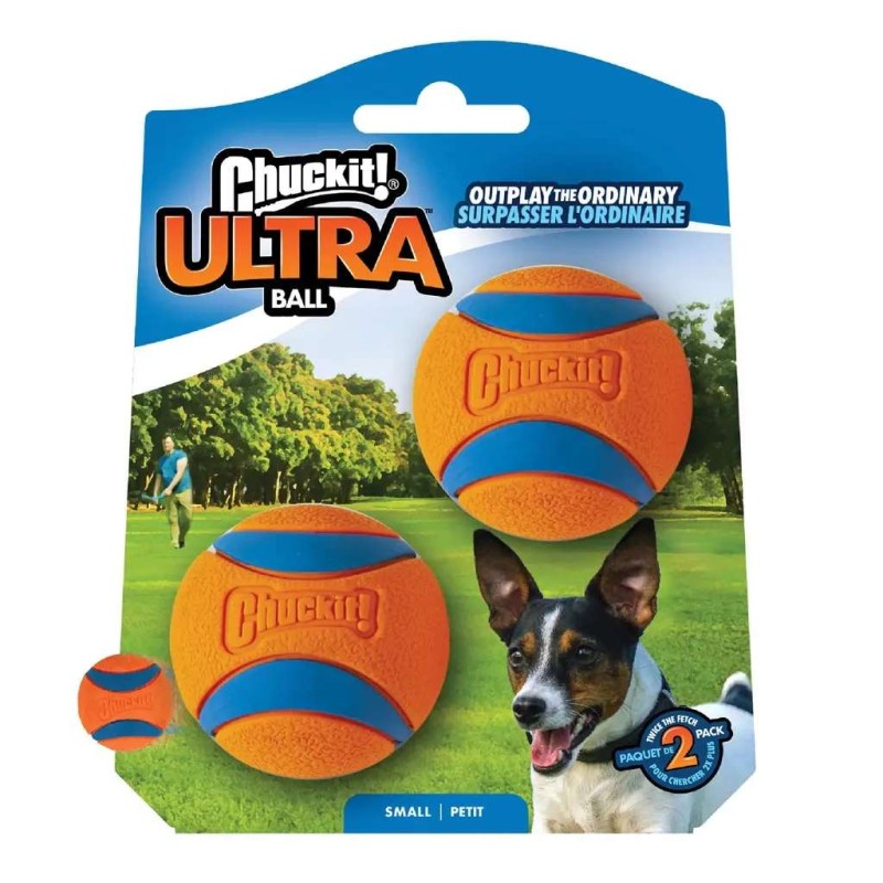 Hondenspeeltje Chuckit! Ultra Ball S (2-pack)
