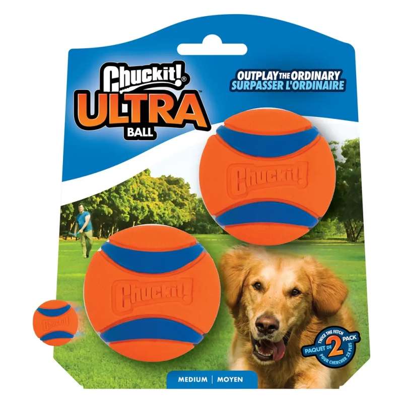 Hondenspeeltje Chuckit! Ultra Ball M (2-pack)