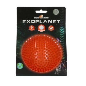 Hondenspeeltje Dog Comets Exoplanet Egelbal L Oranje