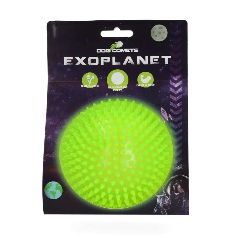 Hondenspeeltje Dog Comets Exoplanet Egelbal L Groen