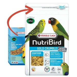 Gold Crumble Parkieten En Kleine Papegaaien 1 kg  Versele Laga