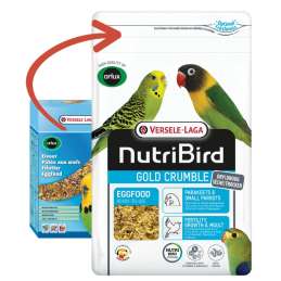 Gold Crumble Parkieten En Kleine Papegaaien 1 kg  Versele Laga