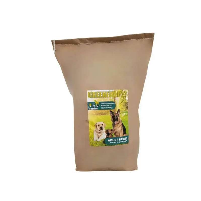 Greenfield 21 adult lam & rijst brokken 10 kg