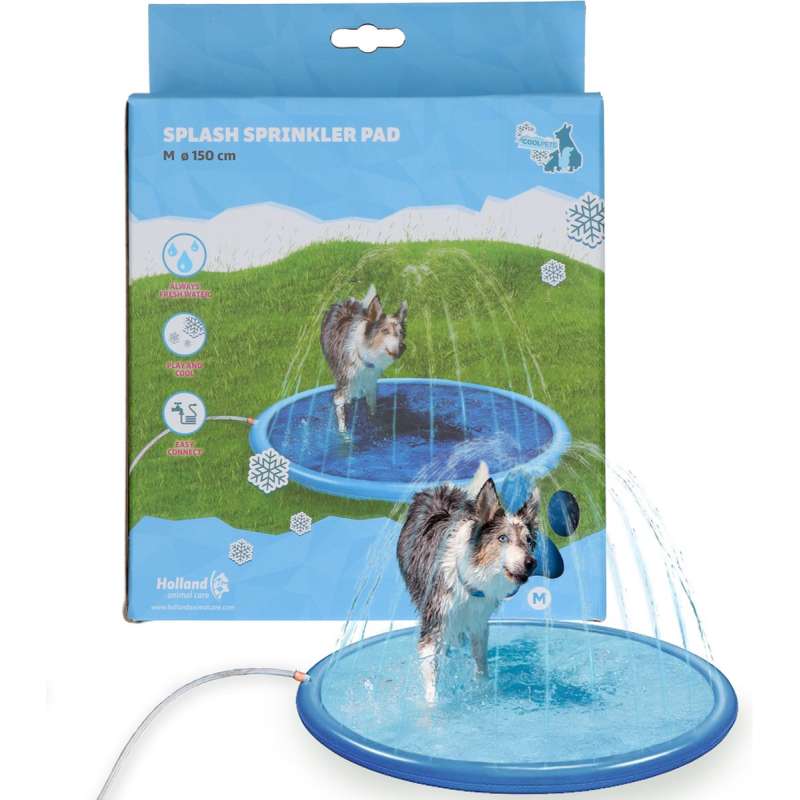 Coolpets verfrissende mat met sproeiers M 150 cm