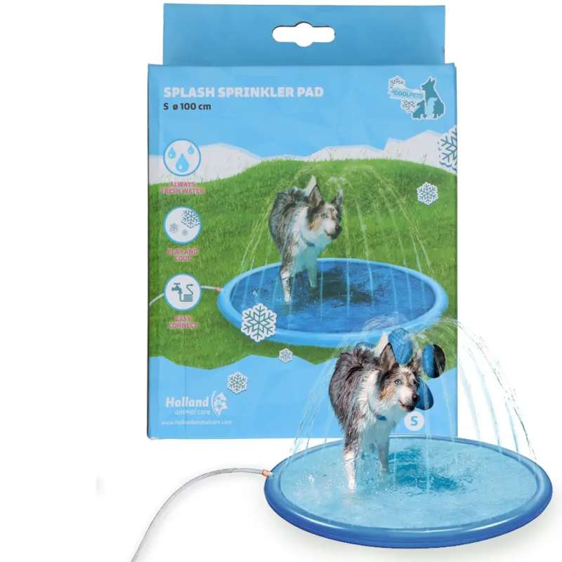 Coolpets verfrissende mat met sproeiers S 100 cm