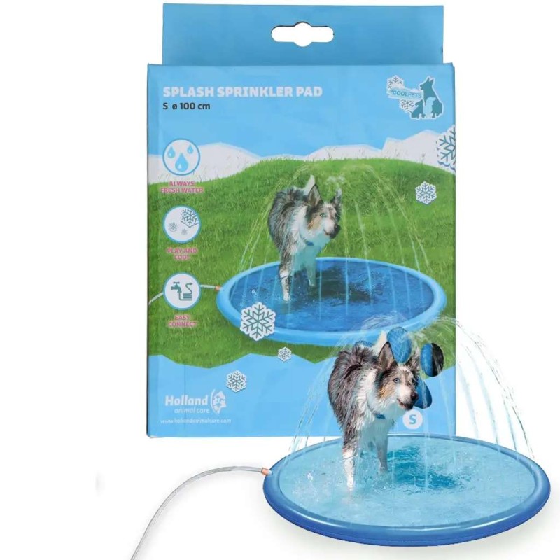 Coolpets verfrissende mat met sproeiers S 100 cm