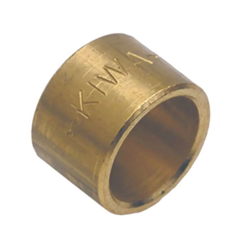 Messing eindkap 12mm Plieger