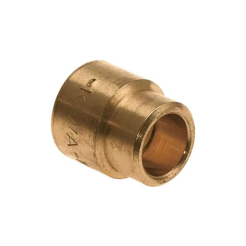 Messing verloopstuk 15 x 12mm Plieger