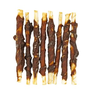 Braaaf hondensnack rawhide roll sticks eend 8 stuks