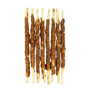 Braaaf rawhide hondensnack twister kip 25 cm 8 stuks