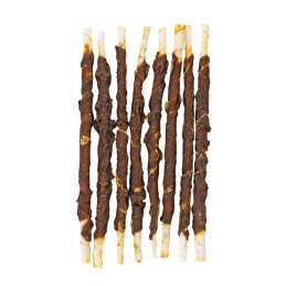 Braaaf rawhide hondensnack twister eend 25 cm 8 stuks