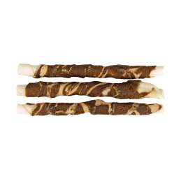 Braaaf rawhide hondensnack twister lam en vis 21 cm 3 stuks