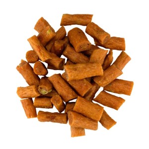 Braaaf honden soft snack zalmstick met wortel en sperzieboon
