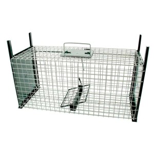 Vangkooi rat 2 ingangen gaas 50x20x20cm
