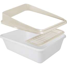 Minus One kattenbak zandkleurig small