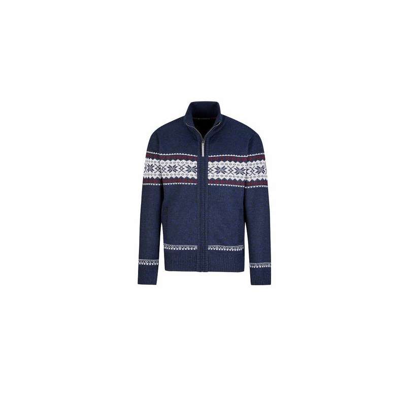 Bjørnson scandinavisch wintervest Hoyt gebreid marine