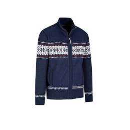 Bjørnson scandinavisch wintervest Hoyt gebreid marine