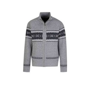 Bjørnson scandinavisch wintervest Hoyt gebreid grijs