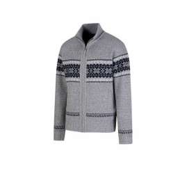 Bjørnson scandinavisch wintervest Hoyt gebreid grijs