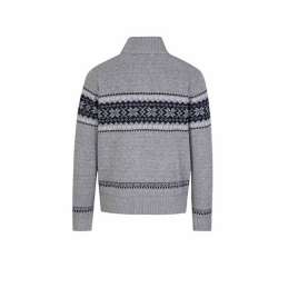 Bjørnson scandinavisch wintervest Hoyt gebreid grijs