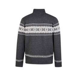 Bjørnson scandinavisch wintervest Hoyt gebreid antraciet