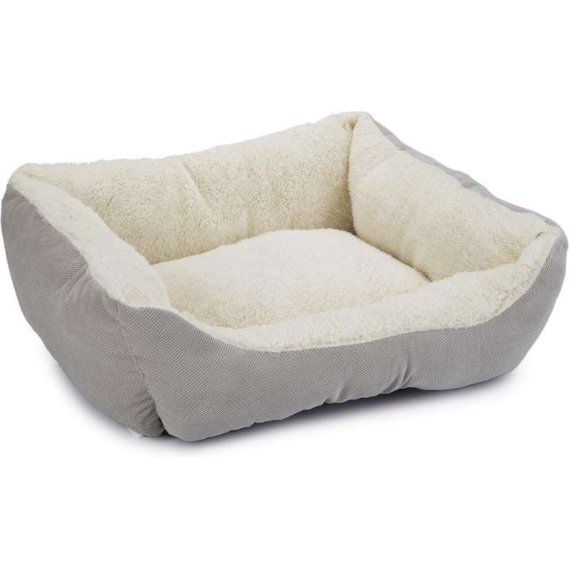 Beeztees kattenmand Mogina pluche grijs 45x37x18 cm